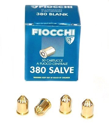 FIOCCHI Cartucce a Salve Calibro 9mm PAK (50 pezzi) 