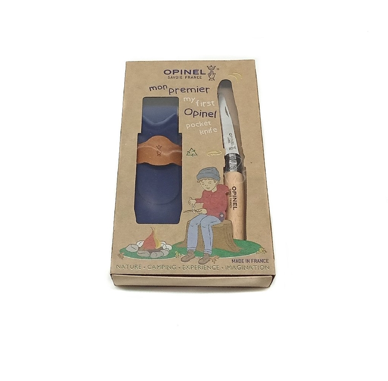 Coltello Opinel camping  junior 7 con fodero in confezione 