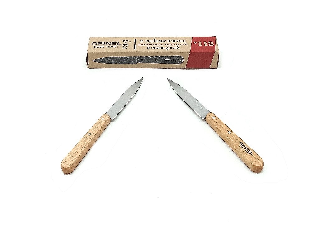 Coltello Opinel da cucina sottile 2 pezzi lama cm 10