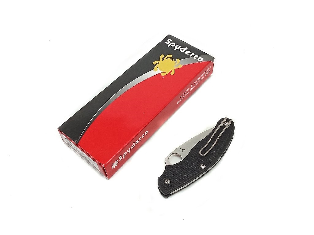 Coltello Spyderco Uk Penknife  black