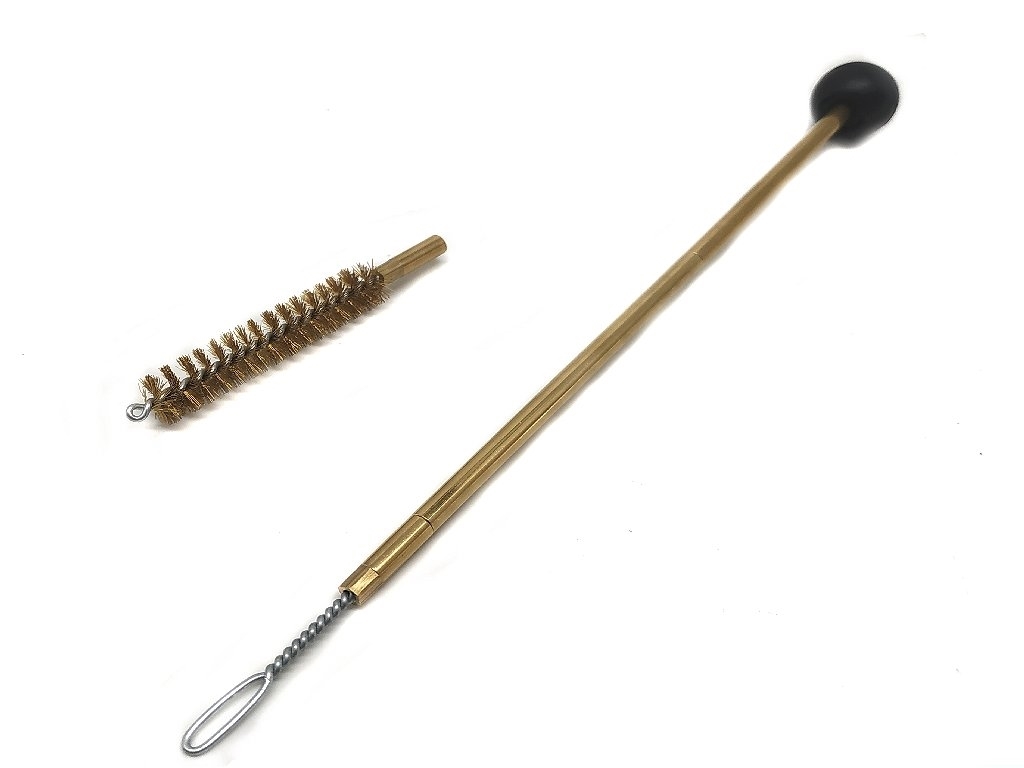 Completo set pulizia per pistola calibro 9 mm in busta 