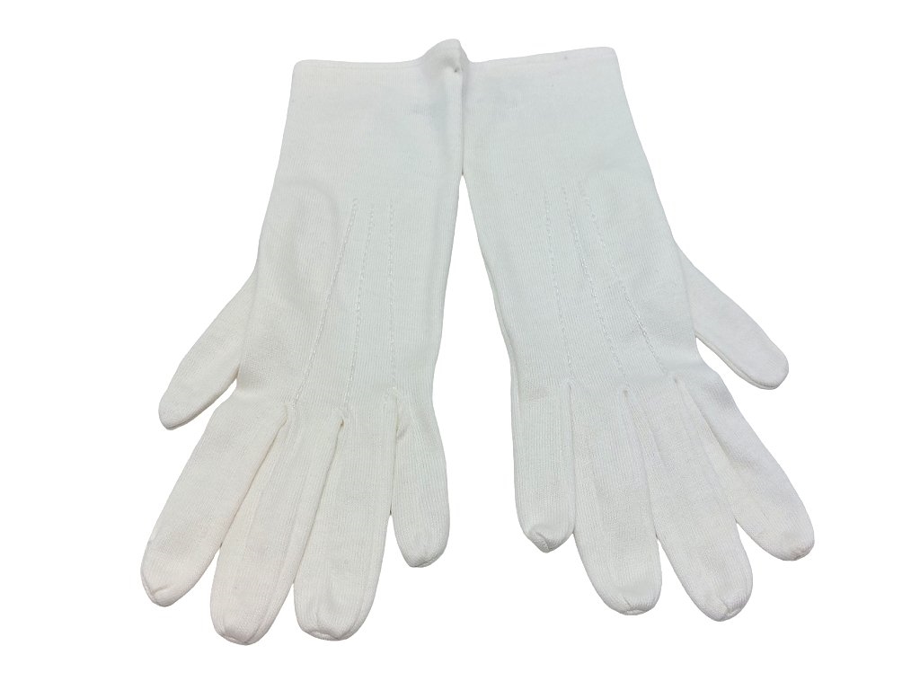 ladies white cotton dress gloves