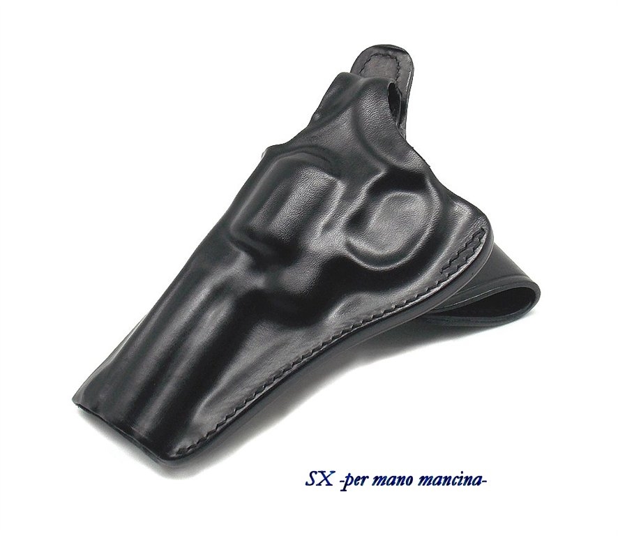 Fondina Vega cuoio fianco PB128 revolver 4 pollici 