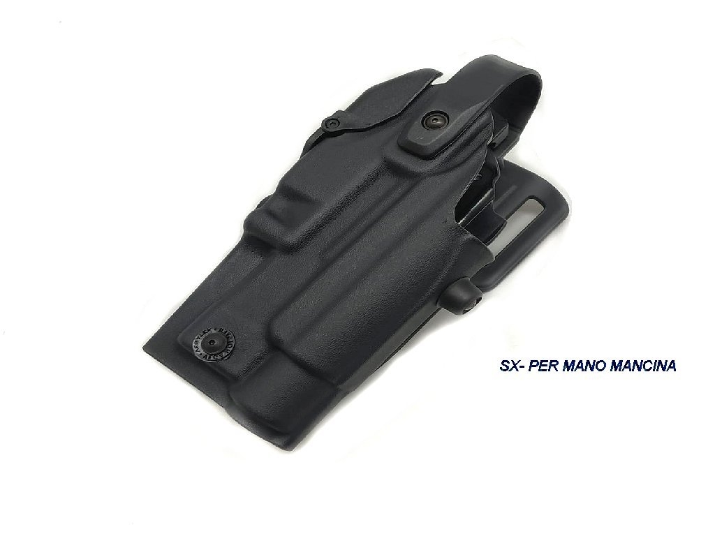 Fondina Vega in polimero VKQO804  Quantum per Glock 17/47 con torcia e RDO olografo