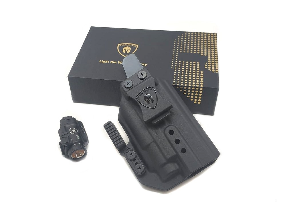 Fondina Warriorland con Laser e torcia MB3 per pistola Glock 17 - 19
