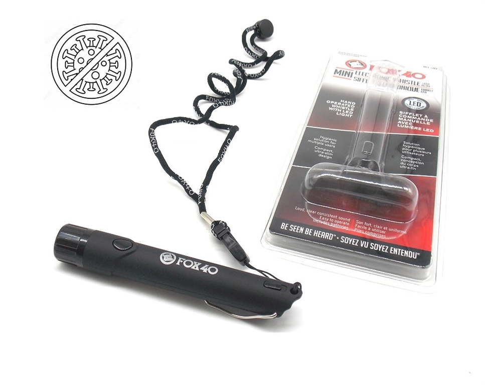 Fox40 Electronic Whistle Manually Operated With Flashlight Delfiero S.r.l.