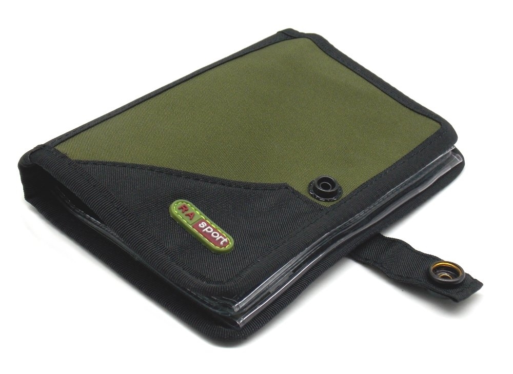 Portalicenza Rasport in tessuto verde e nero 