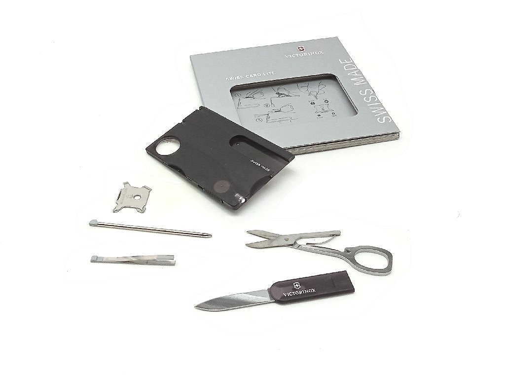 Swiss Card Nera Victorinox multiuso