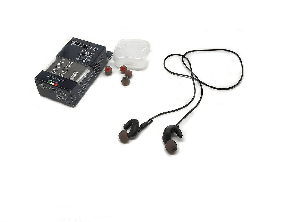 Tappi auricolari ergonomici Beretta  Block E2 Nero  32db